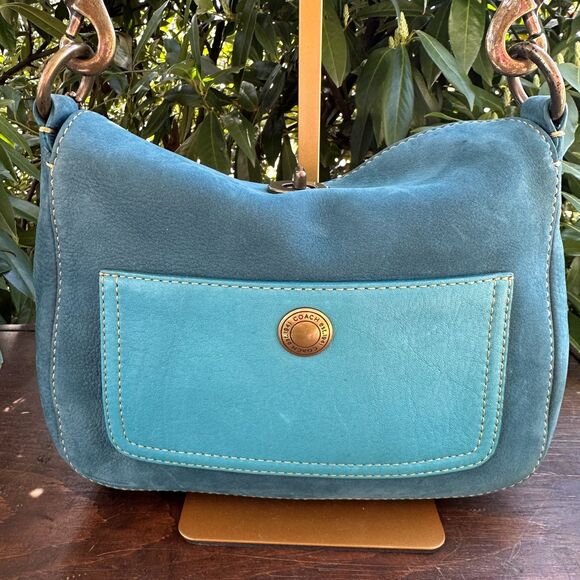 Vintage Coach Chelsea Bag Leather Shoulder Hobo Pebble Grain Purse 